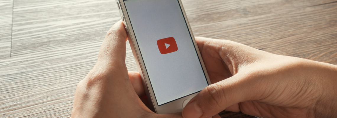 Youtube App auf dem Smartphone